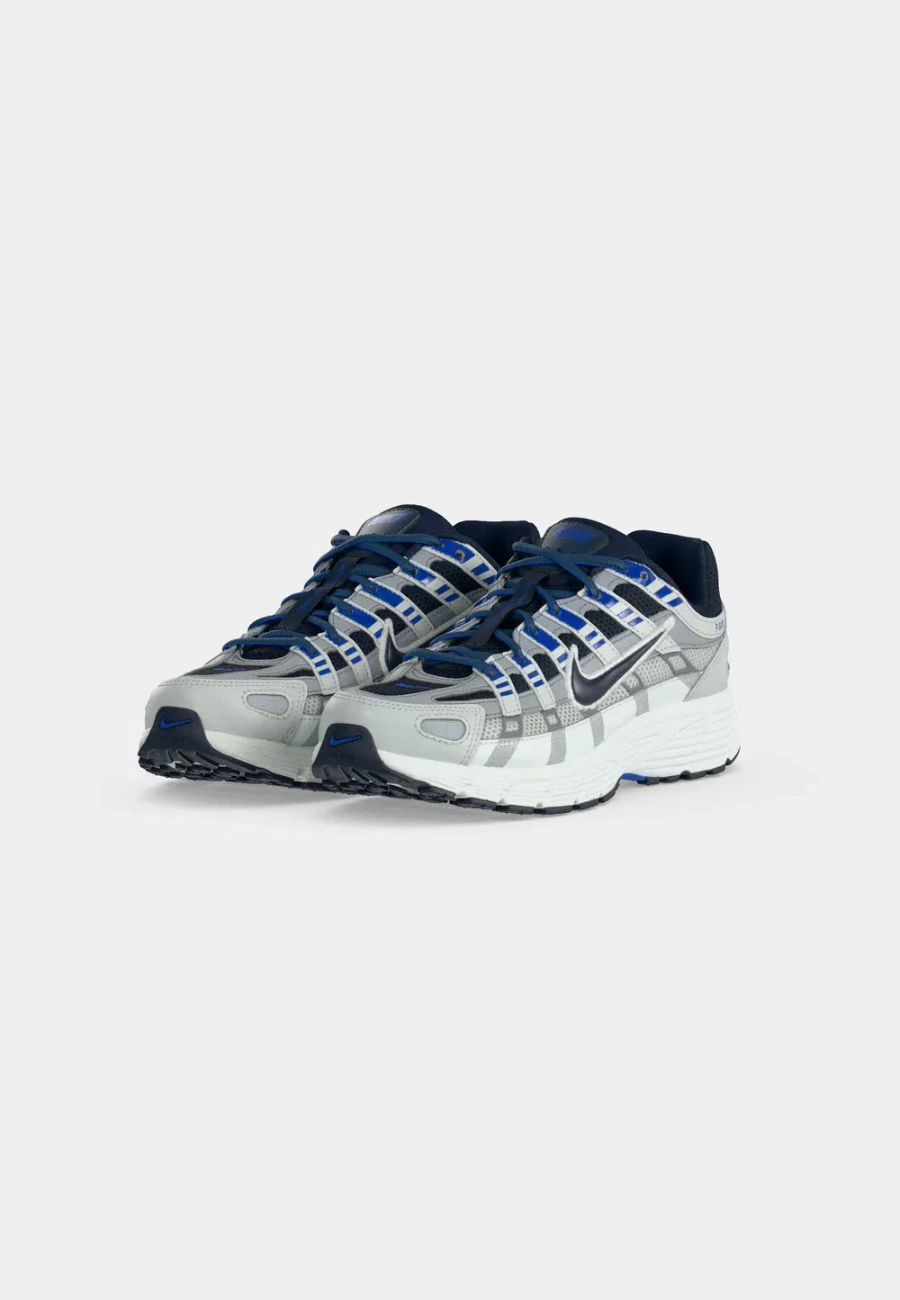 Кроссовки унисекс P 6000 Nike Sportswear, Wolf Grey/Blue Eclipse/Summit White/Racer Blue/Photon Dust — фото 3