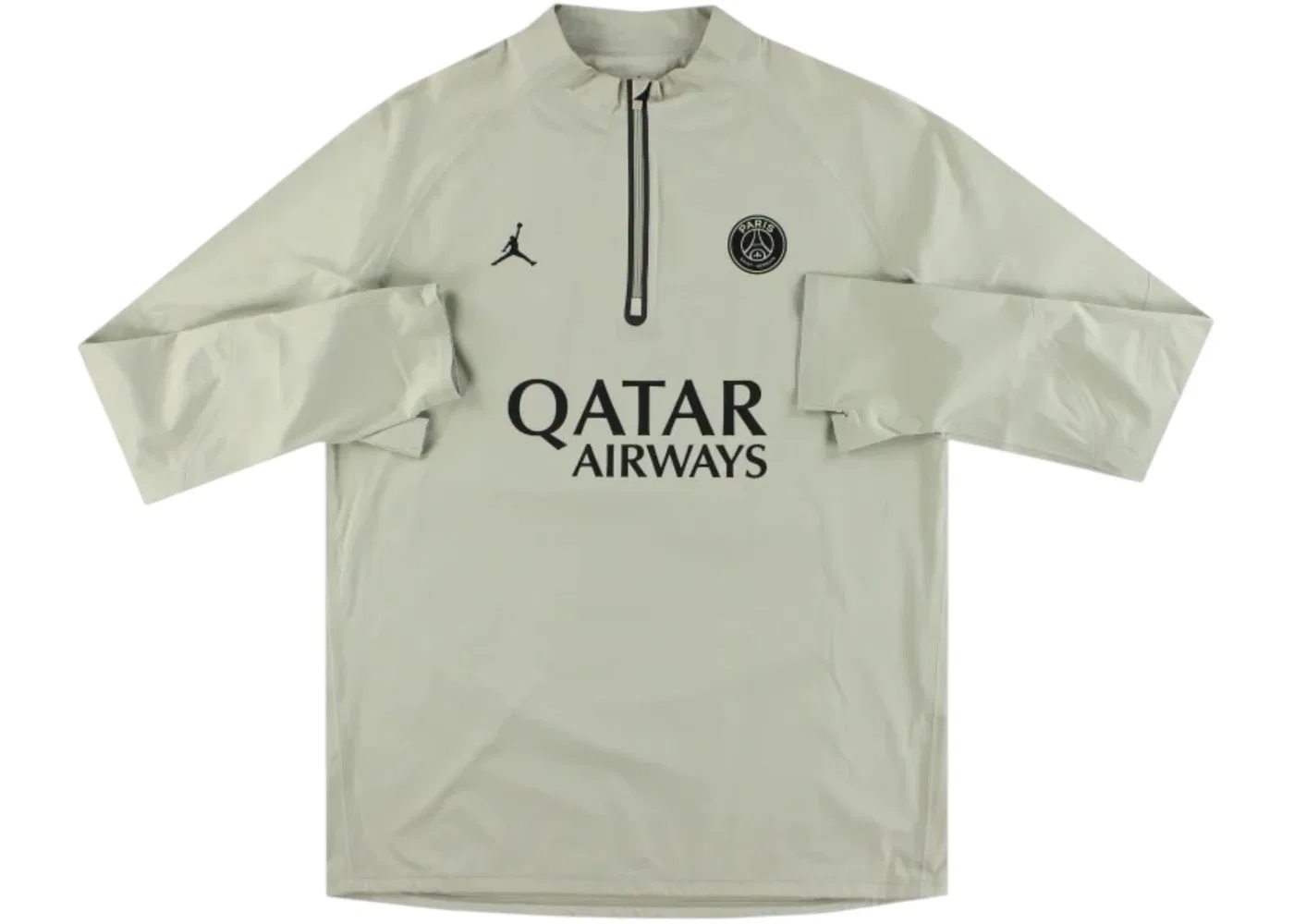 Мужской топ с длинным рукавом Nike x PSG Storm-Fit Winter Warrior Drill, каменный