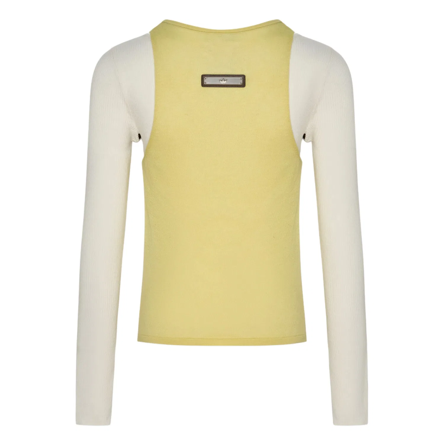 Женская футболка с принтом Adidas Originals, Yellow/Jade White — фото 3