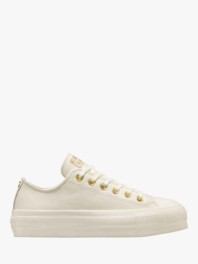 Chuck Taylor All Star Lift Platform Golden Hits Converse, Egret