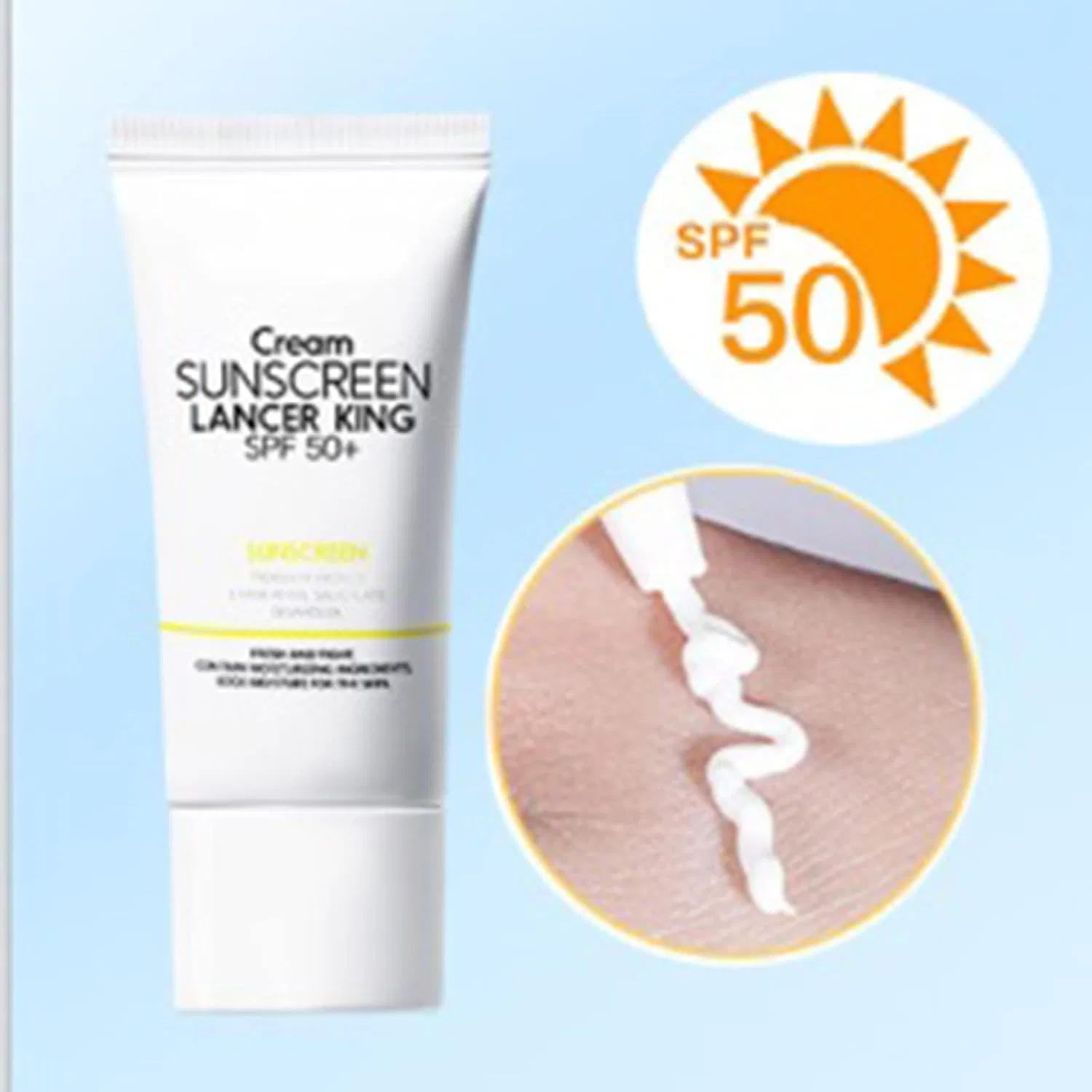 Солнцезащитный лосьон SPF 50, Pink, Generic — фото 2