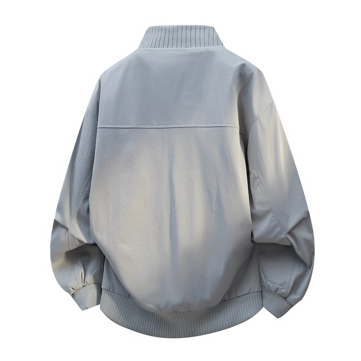 Детская куртка-пилот с воротником-стойкой Light Gray (DIY Badge) WARRIOR — фото 3