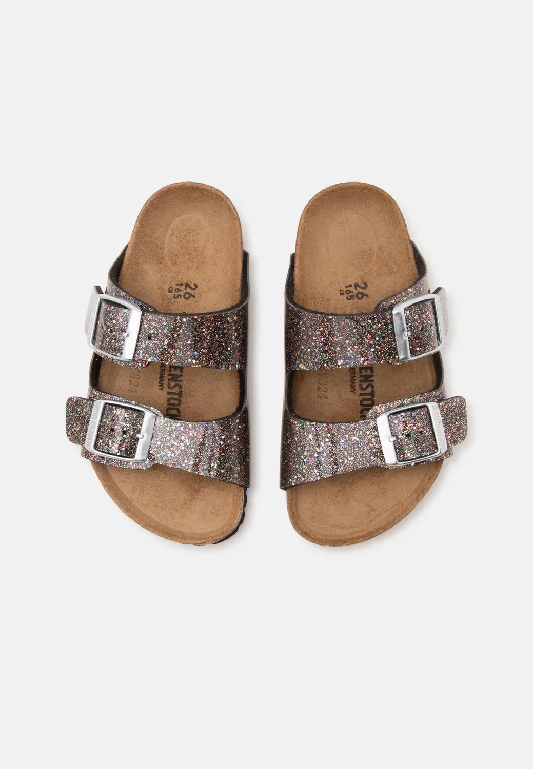 Аризонское космическое сияние - тапочки Birkenstock, Black — фото 4