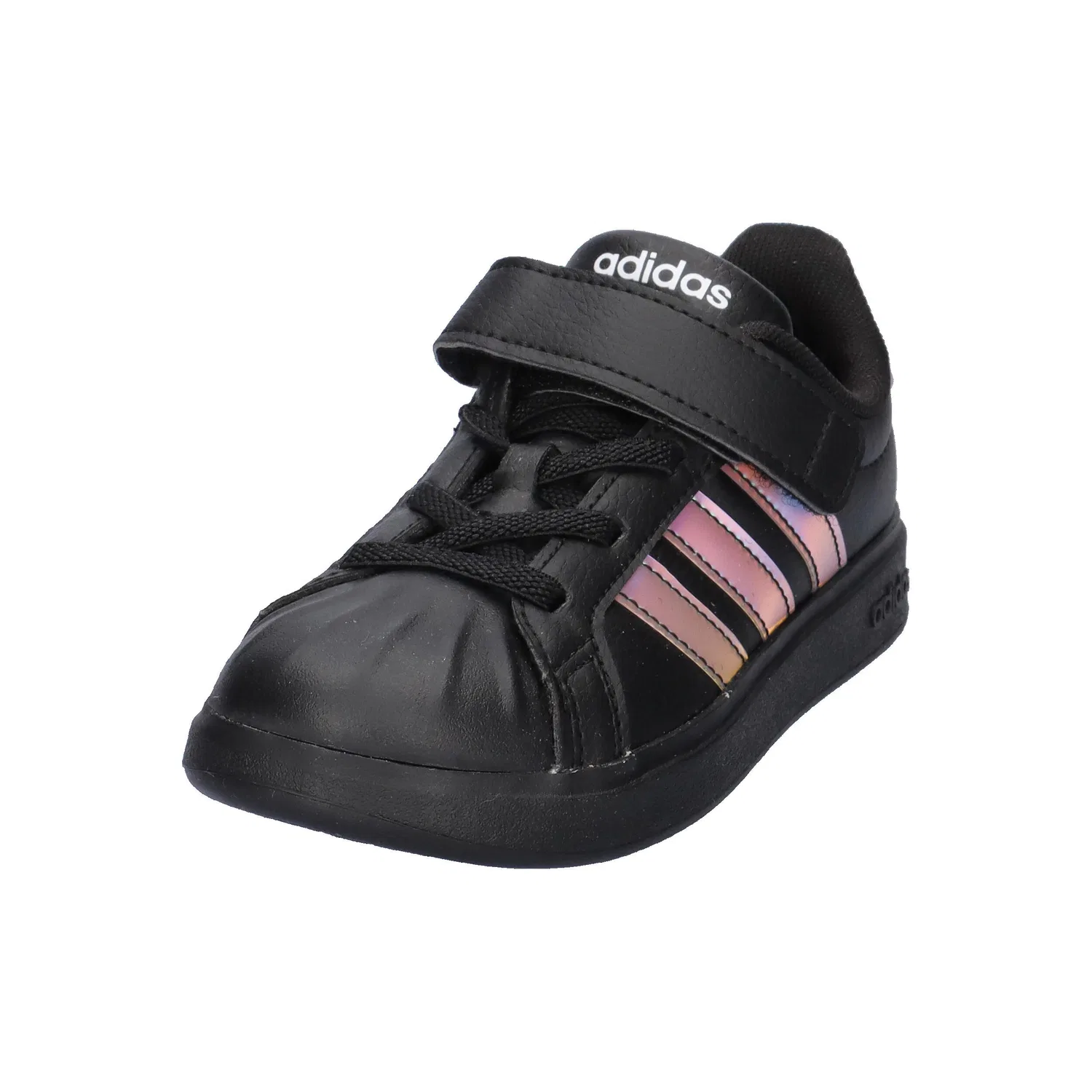Детские кроссовки с закрытой пяткой Streettalk Adidas, Schwarz Weiss Schwarz — фото 4