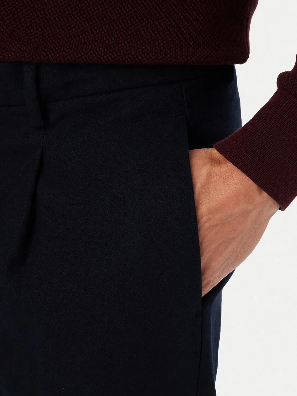 Мужские брюки зауженного кроя Tommy Hilfiger, темно-синий — фото 4