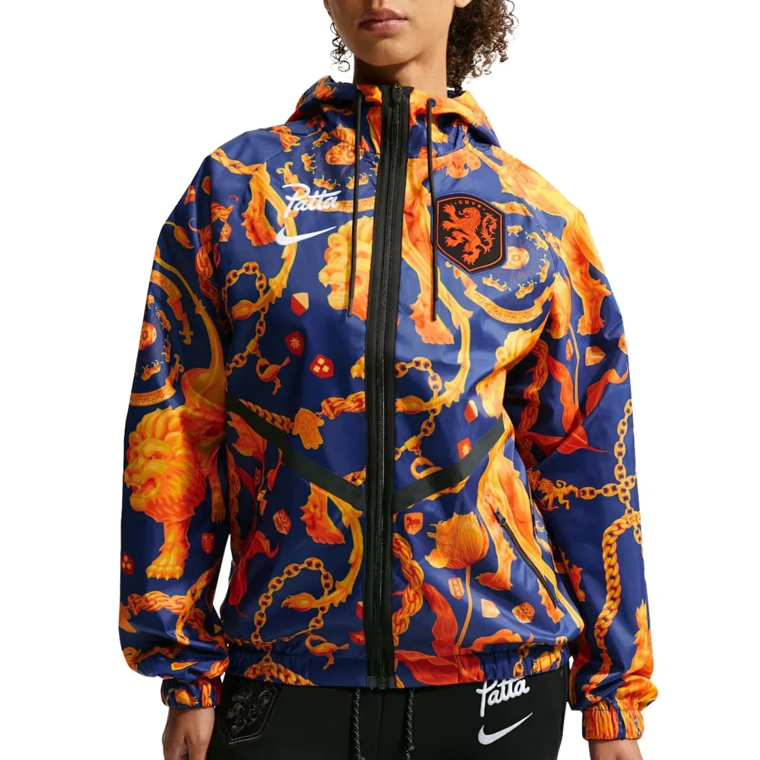 Мужская куртка с длинным рукавом Nike x Netherlands x Patta Cryoshot Anthem Jacket, мультиколор — фото 3