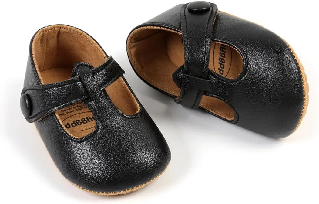 Детские туфли Мэри Джейн для девочек с бантом GDSDYM, Black