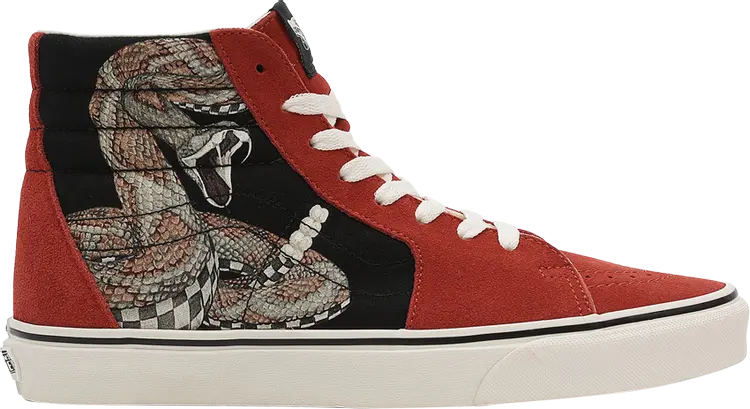 

Кеды Vans Sk8-Hi Desert Snake, красный