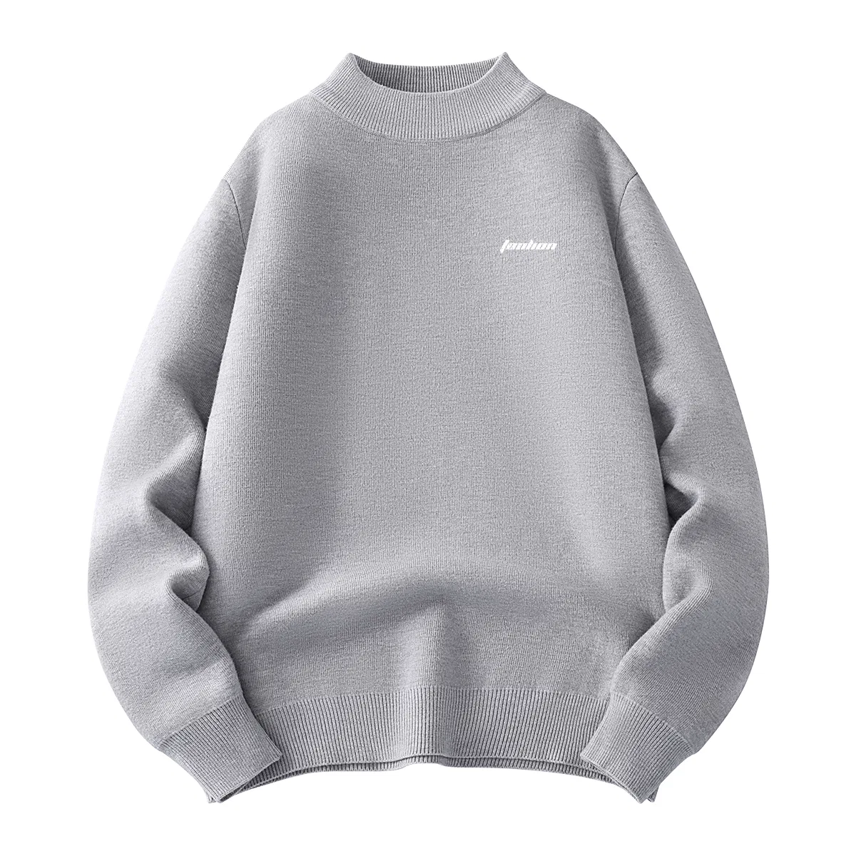 Детский пуловер с высоким воротником Tonlion, Цвет: Light Grey