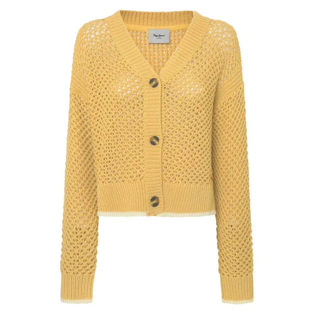 

Свитер Pepe Jeans Isabella cardigan, желтый