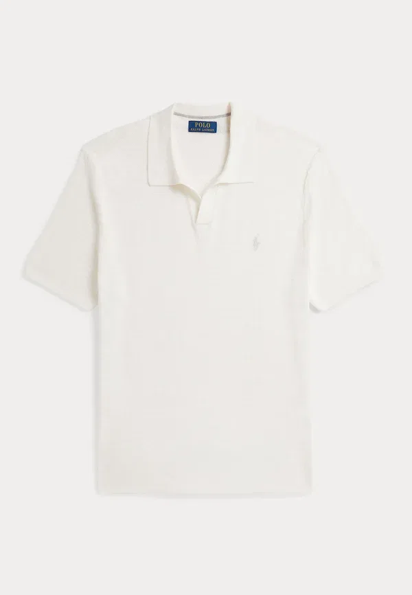 Футболка с V-образным вырезом Polo Ralph Lauren, Deckwash White/Andover Heather, белый — фото 4