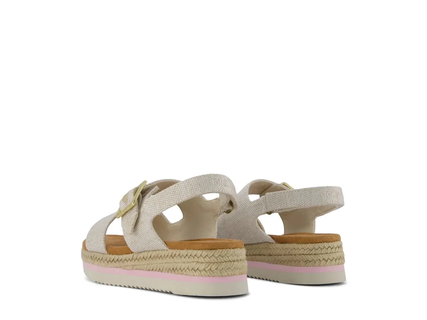 Сандалии платформа эспадрильи Giana, TOMS, бежевый — фото 3