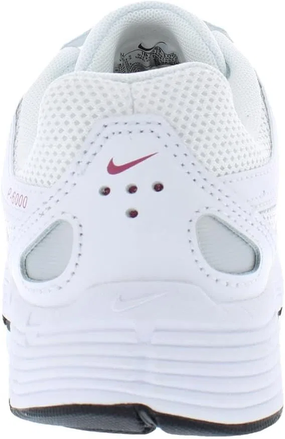 Детские кроссовки для мальчиков P-6000 GS Nike, White/Sweet Beet/Metallic Platinum — фото 3