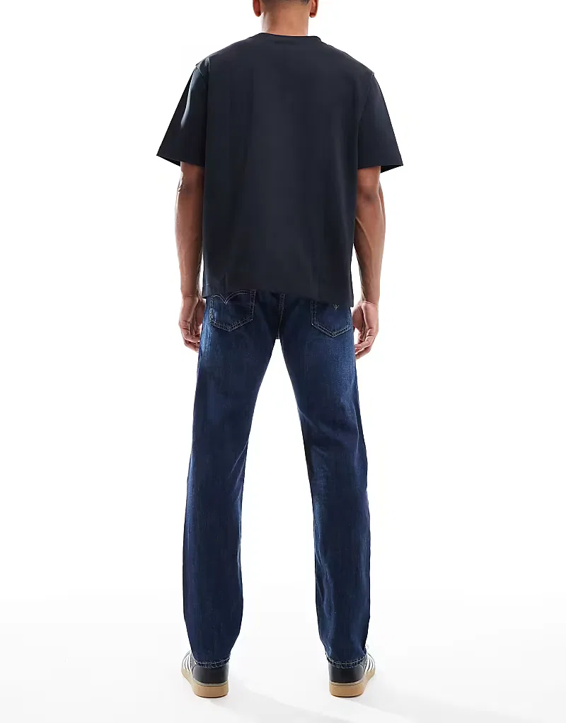 Джинсы зауженные легкие 502 Levi's, темный — фото 3