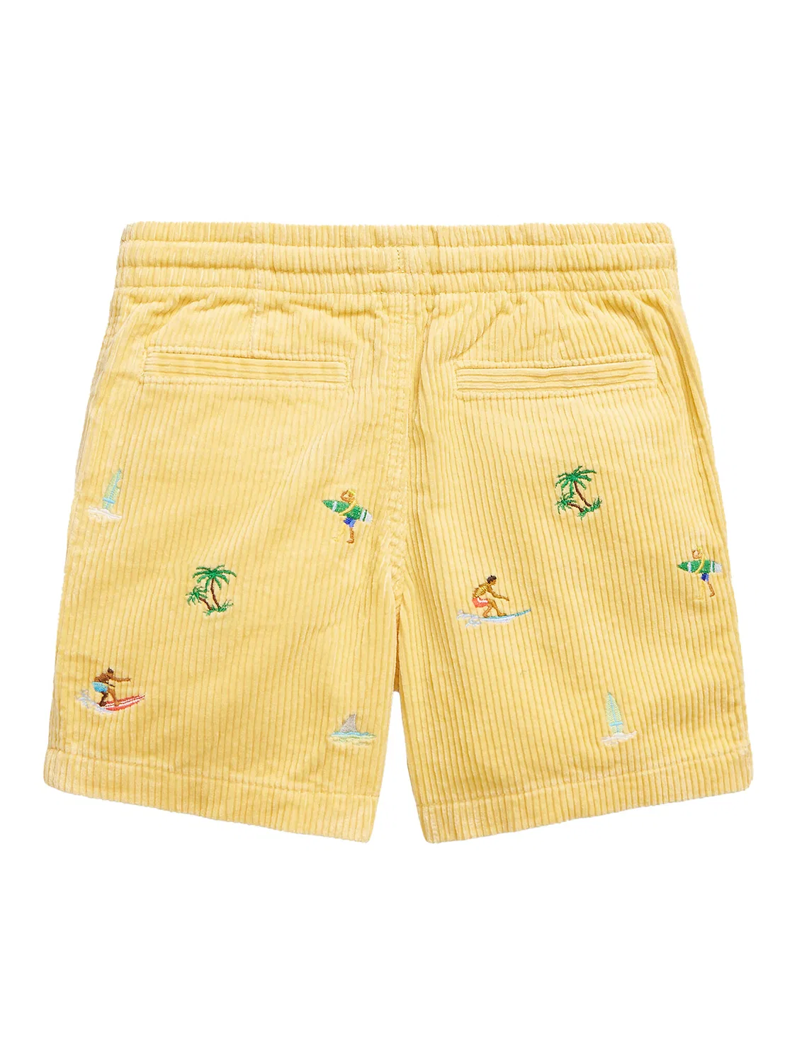 Тканевые шорты стандартного кроя для мальчика Polo Ralph Lauren, желтый — фото 2