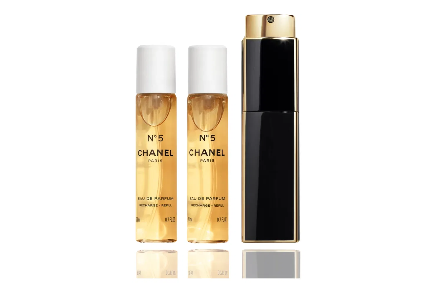 Набор из 3 мини-парфюмов CHANEL, 20 мл каждый, Rose Jasmine