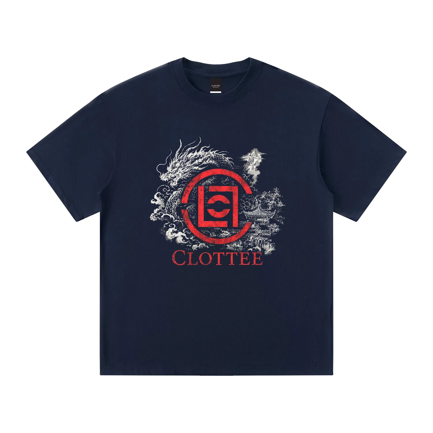 Детская футболка с принтом CLOT, Navy Blue