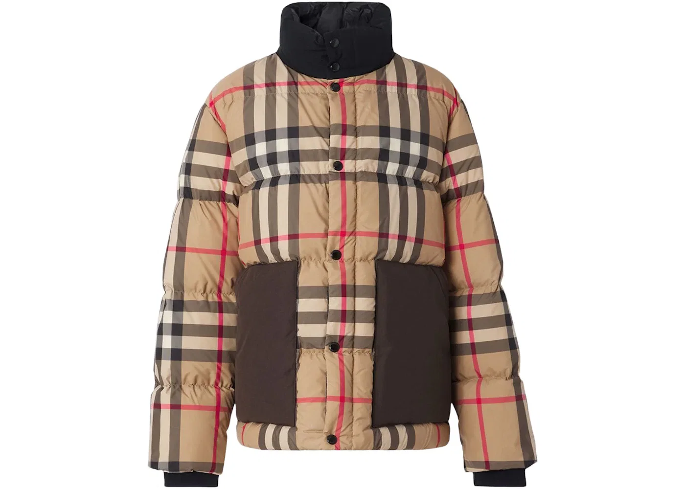Мужская куртка-пуховик с принтом Burberry Jacket, Archive Beige