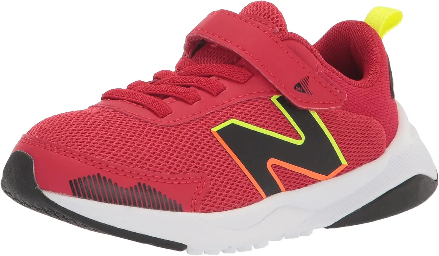 Детские кроссовки с липучкой DynaSoft 545 V1 New Balance, Team Red/Black/Hi-Lite