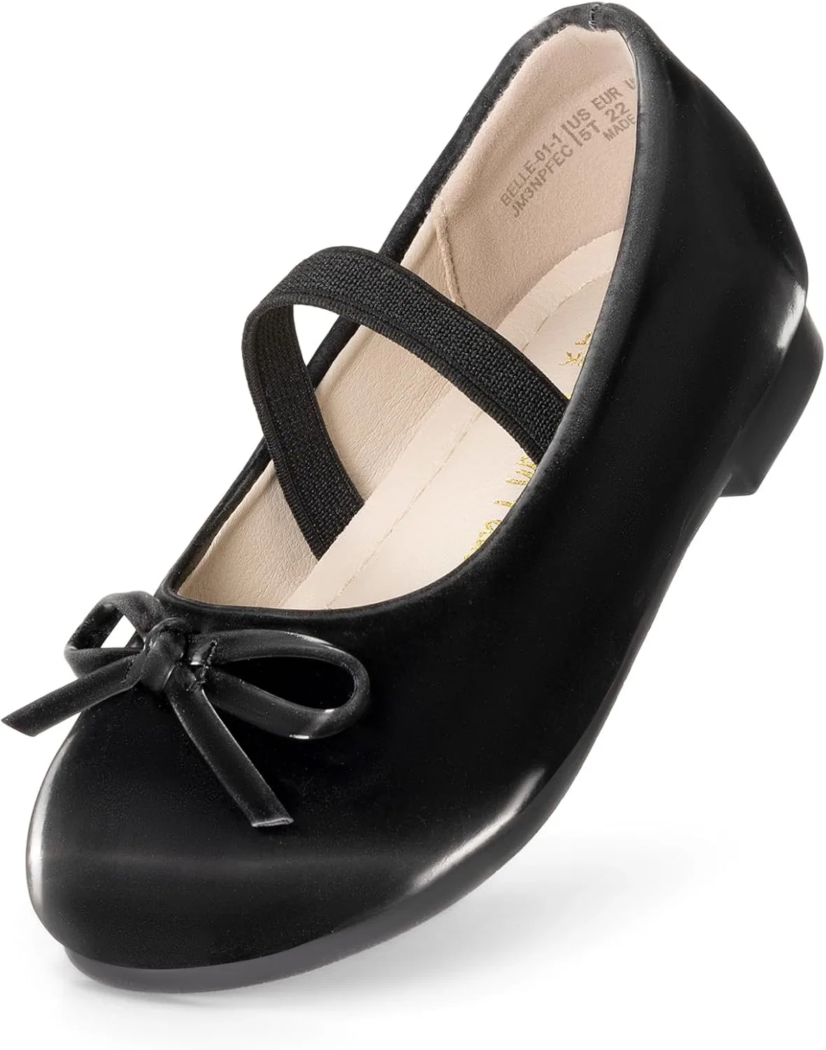 Детские балетки для девочек DREAM PAIRS, All Black