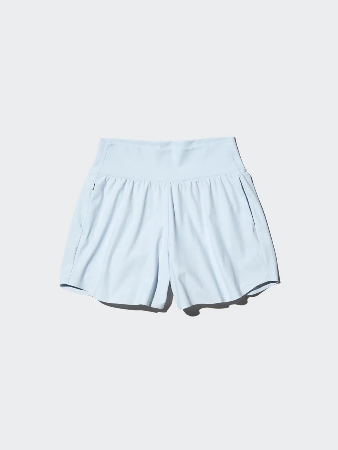 Шорты спортивные высокой эластичности Uniqlo, светло-синий