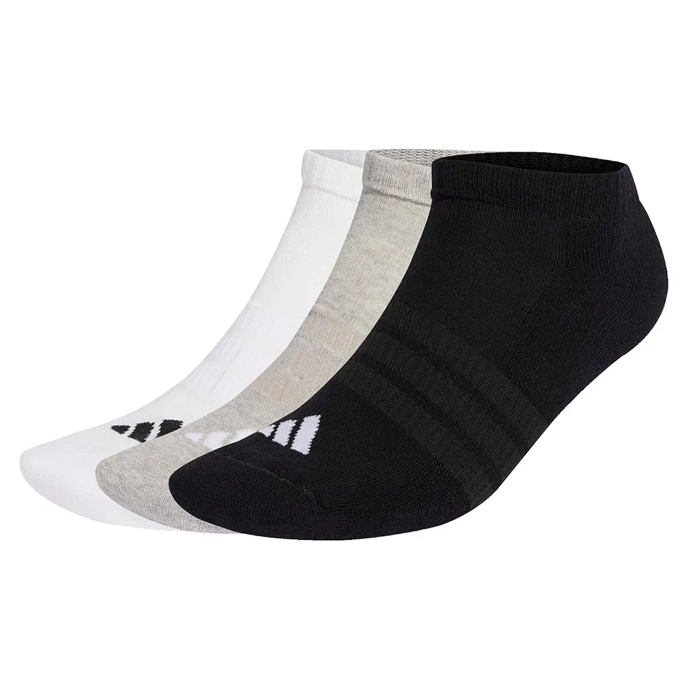 Носки Adidas Cushioned Essentials Low Cut, 3 пары, мультиколор