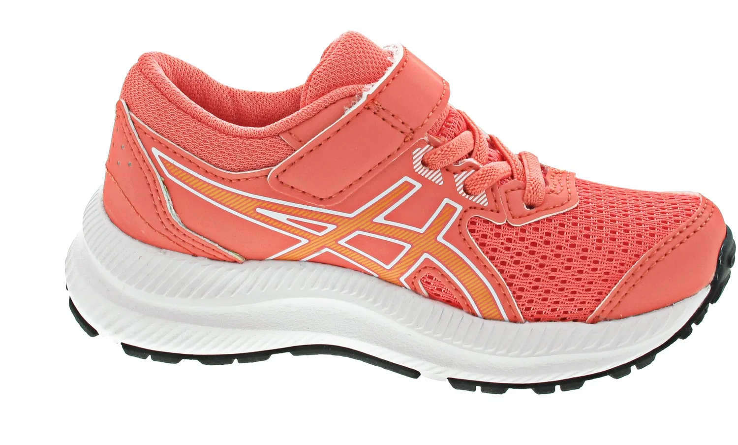 Детские кроссовки для мальчиков с липучкой Contend 8 Ps ASICS, Papaya Summer Dune — фото 3