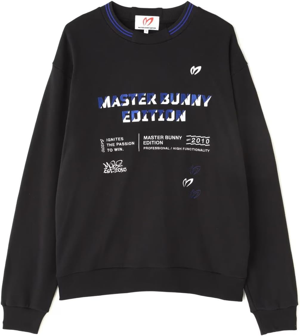 

Мужская толстовка с длинными рукавами и круглым вырезом Master Bunny Edition (материал Cordura, дышащий) / для гольфа / 758-4262901, черный