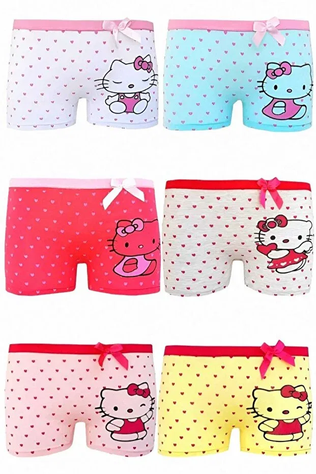 Детские боксеры для мальчиков с принтом комплект 6 штук Uniquetrenders, Multicolor Patterned — фото 3