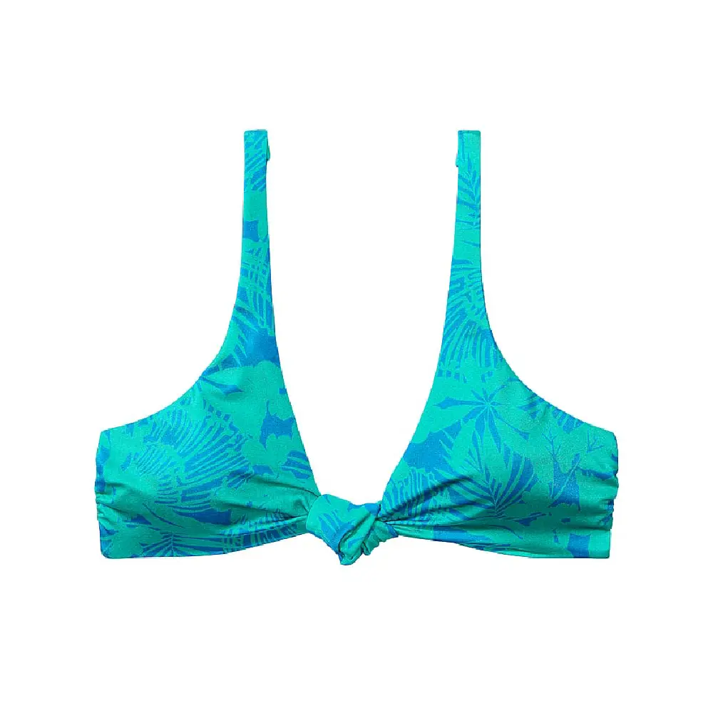 

Лиф бикини Victoria's Secret Knotted Bralette, синий