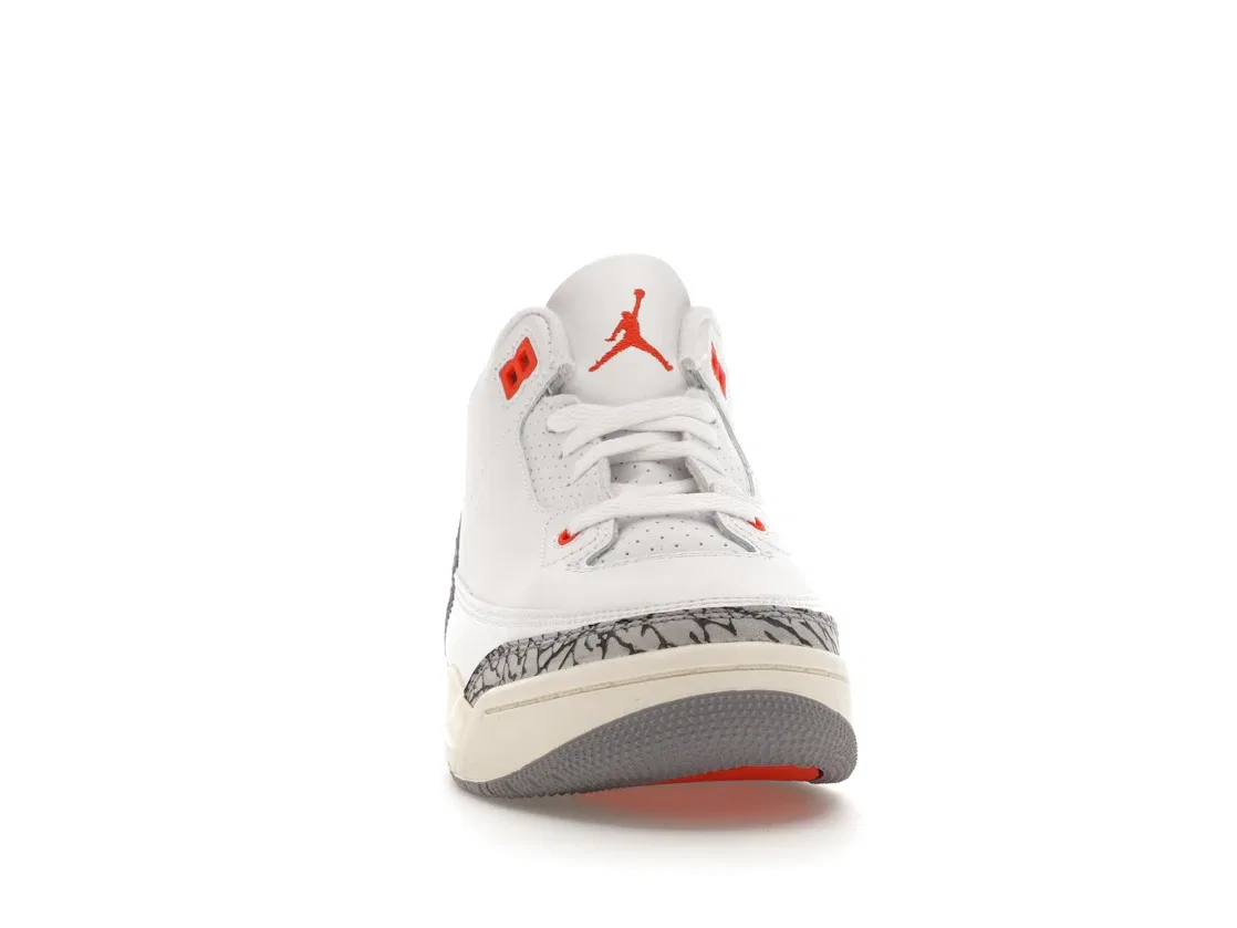 Детские кроссовки Lifestyle Jordan 3 Retro Georgia Peach (PS) Jordan, White/Cosmic Clay/Sail/Cement Grey/Anthracite — фото 2