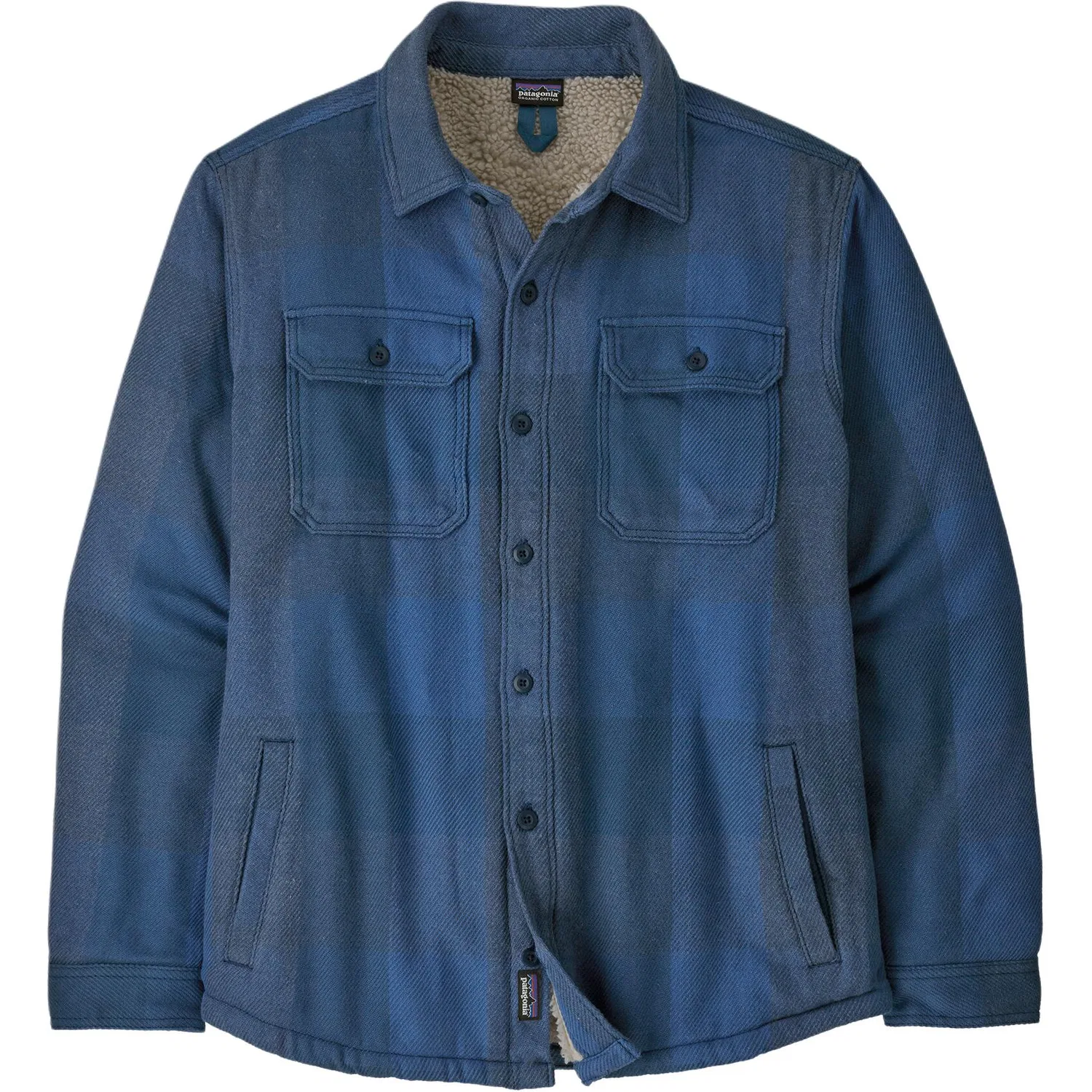 Мужская куртка-рубашка с флисовой подкладкой Patagonia, Forge Gray/Forge Grey — фото 3
