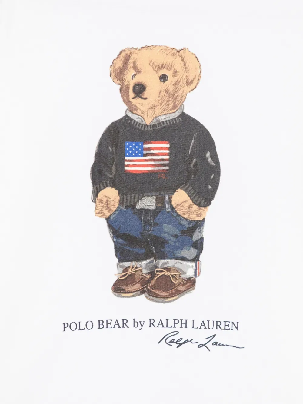 Футболка хлопковая Polo Ralph Lauren Kids, белый — фото 3