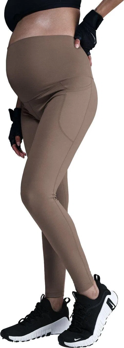 Женские леггинсы для беременных с высокой талией Nike (M) One Maternity, Braun