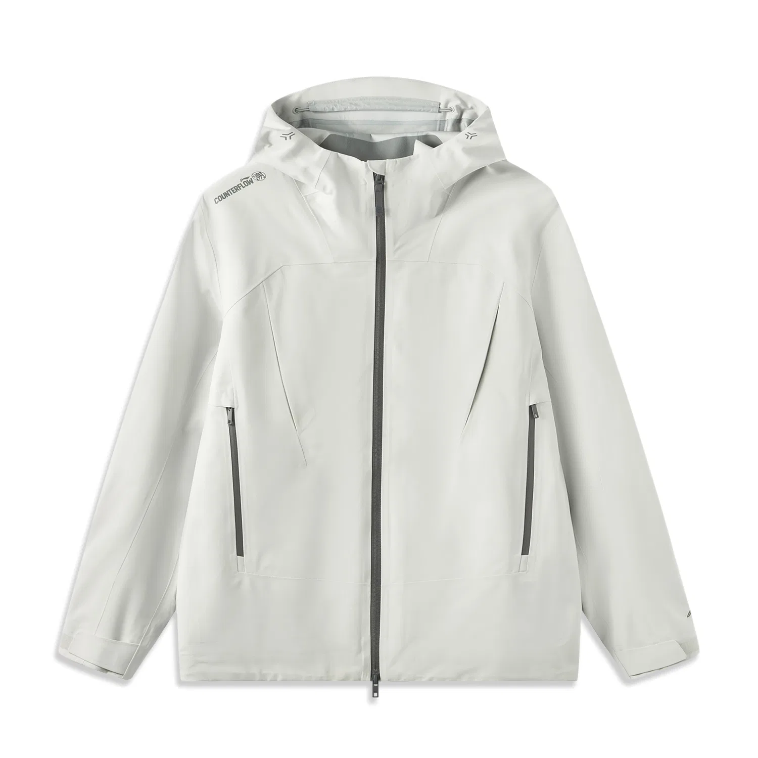 Детская куртка с капюшоном Calm Gray Li-Ning, Серый