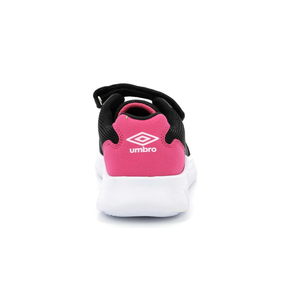 Детские кроссовки с липучкой Nateo Umbro, Schwarz Rosa — фото 3