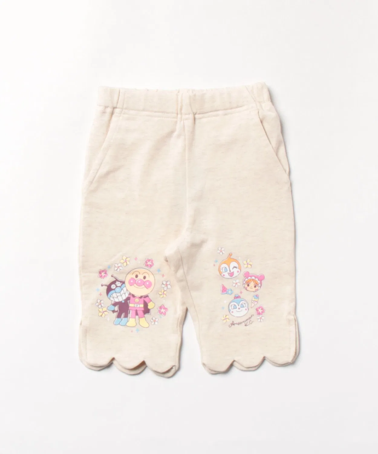 Детские штаны с цветочным принтом ANPANMAN KIDS COLLECTION, Oatmeal