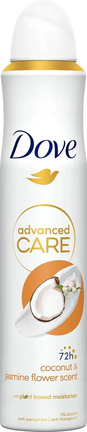 Антиперспирант-спрей Dove Advanced Care, Кокос и Жасмин, 200 мл — фото 2