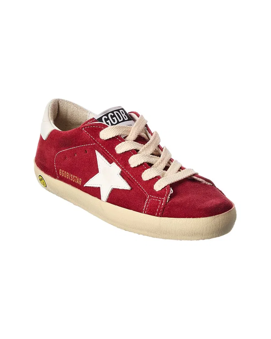 Кроссовки Golden Goose Superstar из кожи и замши