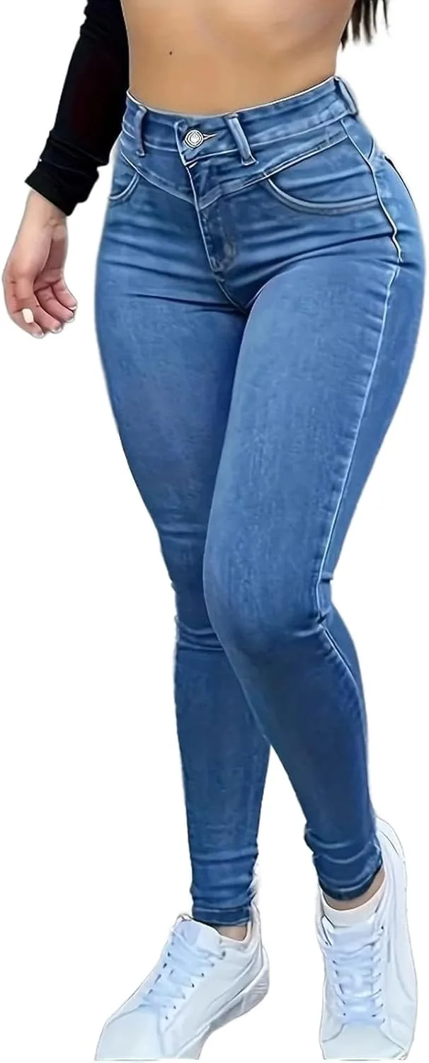 

Женские джинсы Skinny Fit Stretchy с карманами