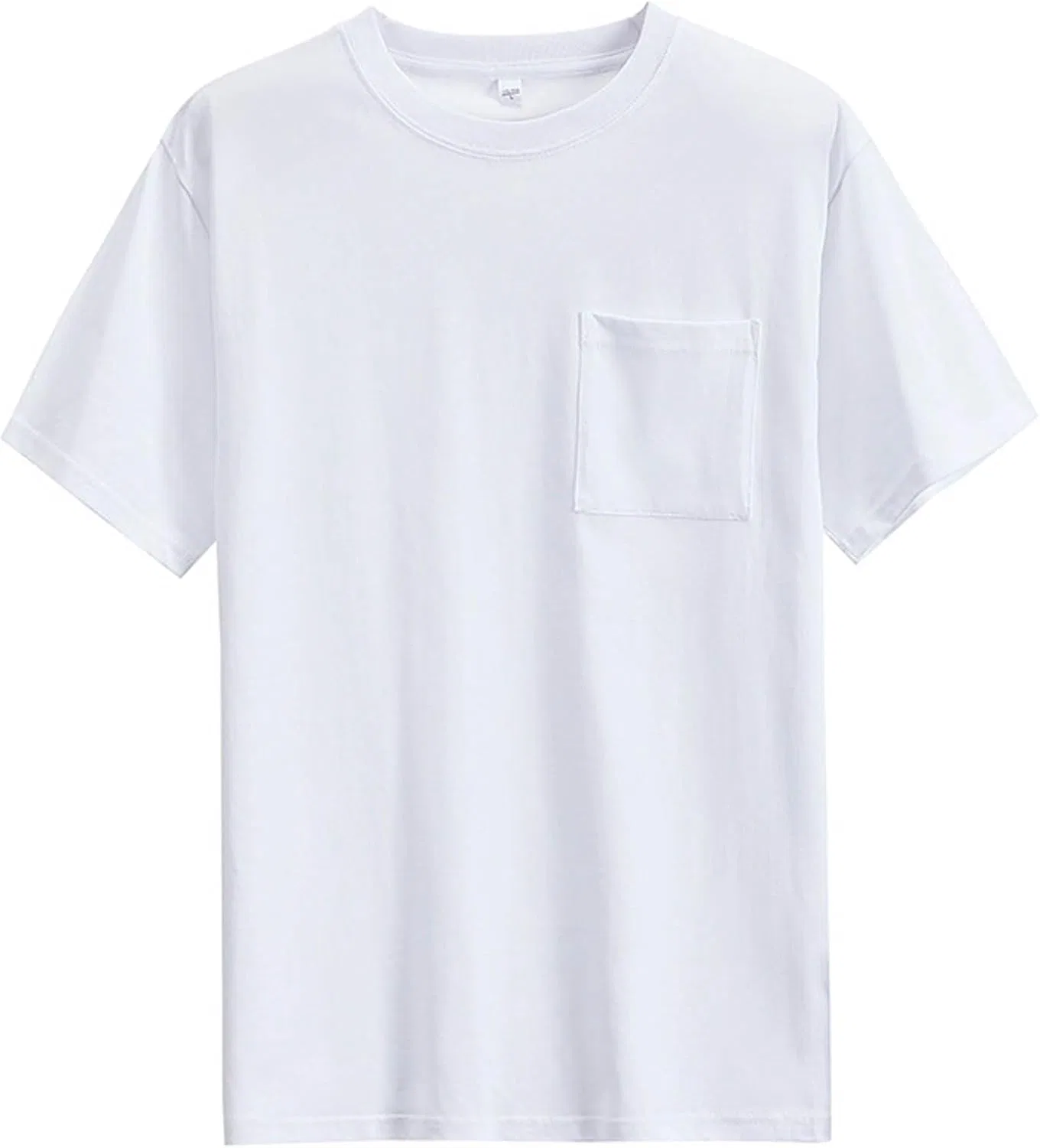 Мужская хлопковая футболка с коротким рукавом, White