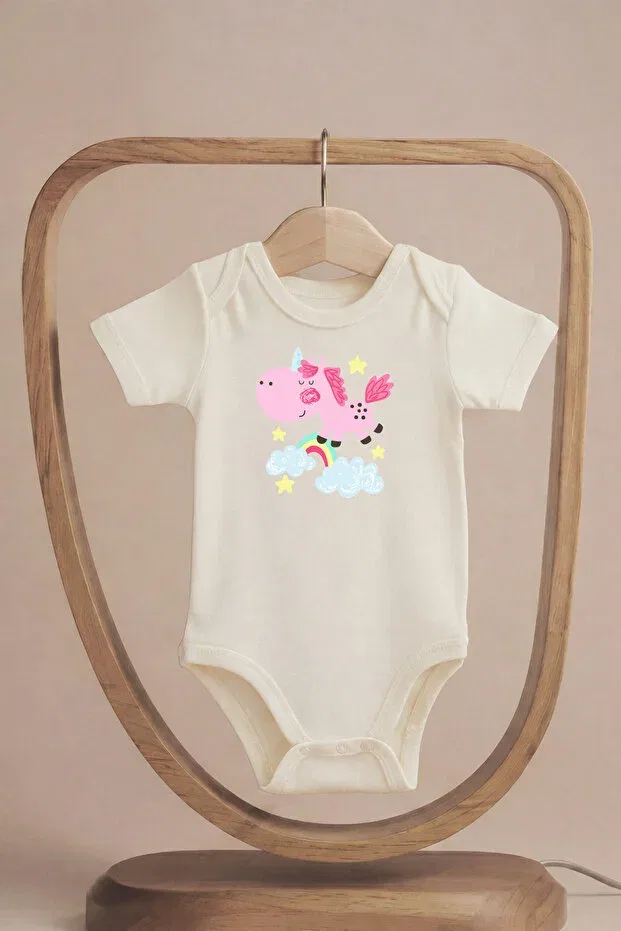 Детское боди для новорожденных с коротким рукавом Unicorn Liljoy, Unicorn