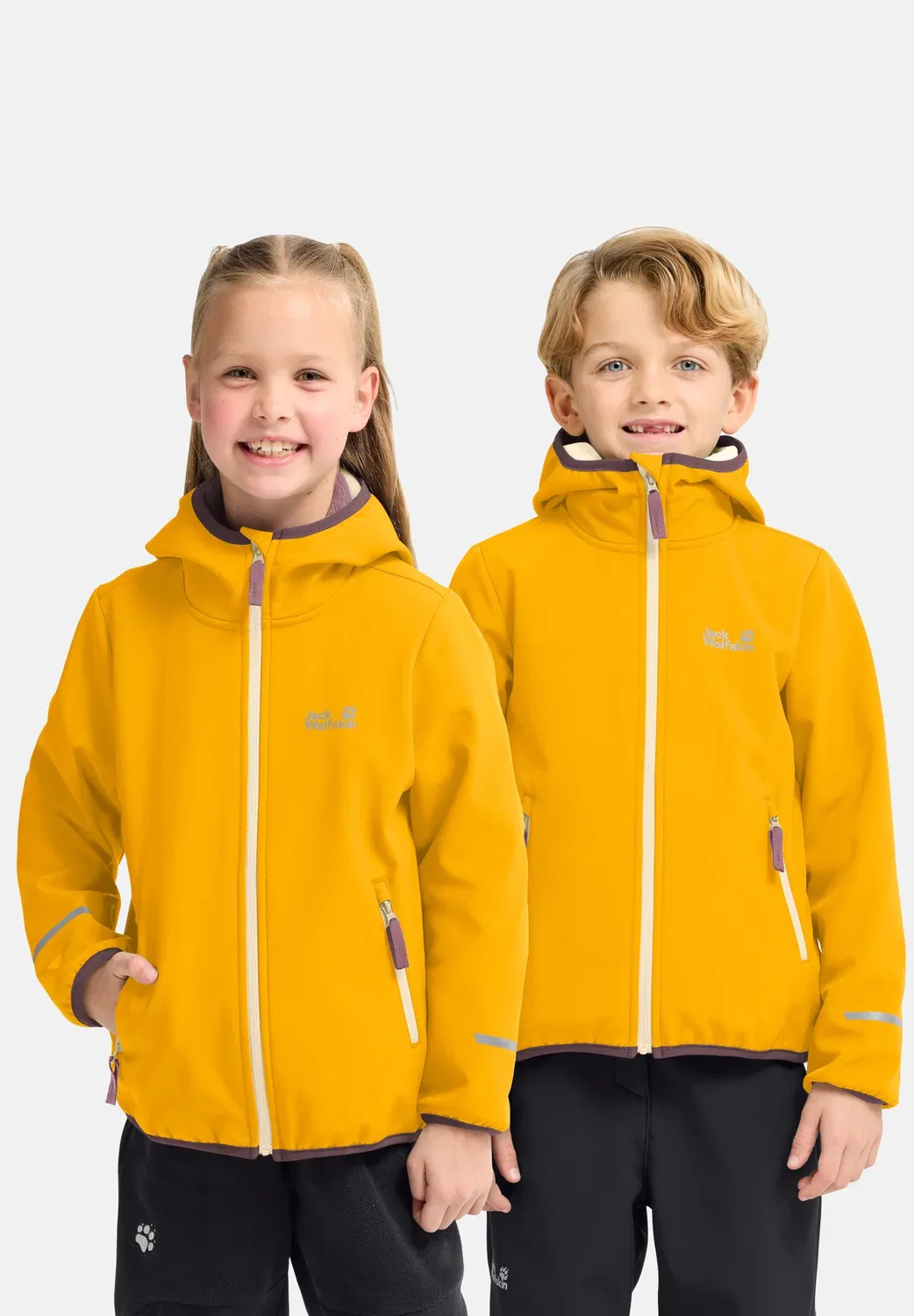 Куртка Fourwinds jkt k унисекс - софтшелл Jack Wolfskin, Burly Yellow Jw