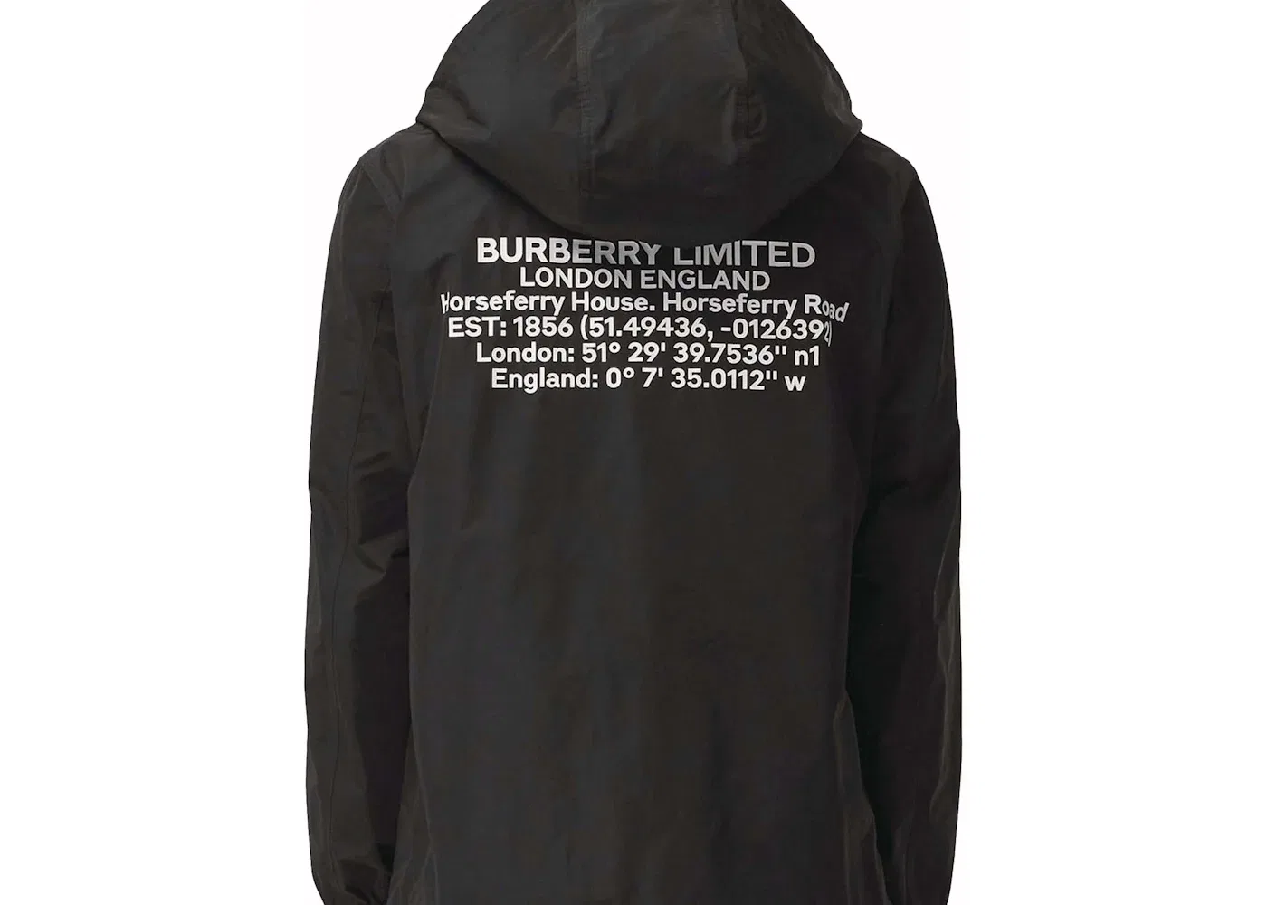 Мужская куртка из тафты с принтом Burberry, Black — фото 2