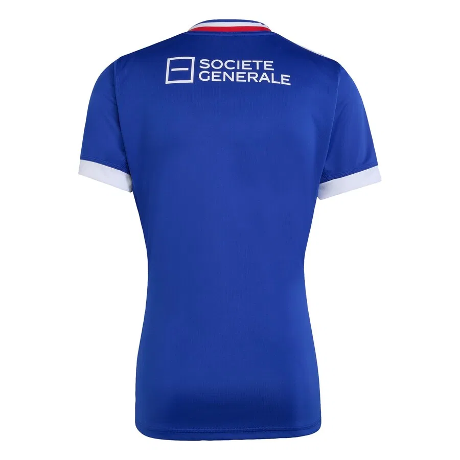 Футболка ADIDAS PERFORMANCE "France Rugby Performance fit replica" синего цвета — фото 2