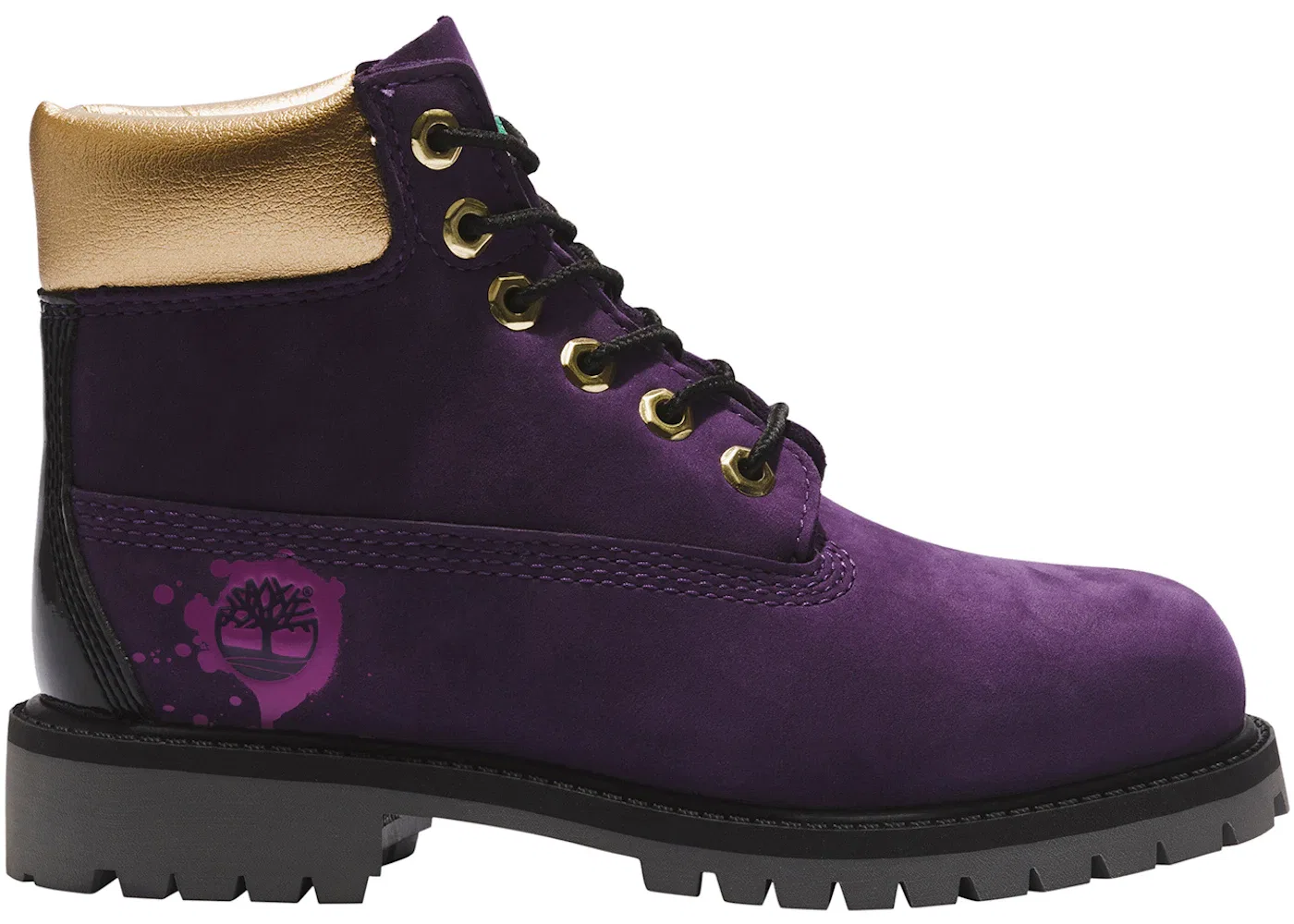 Детские ботинки с принтом Timberland 6" Premium Boot Hip Hop Royalty Timberland, Royal Purple