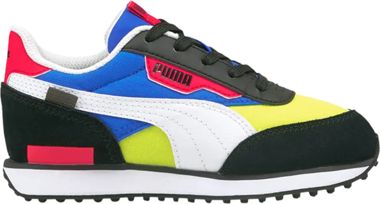 

Кроссовки Puma Future Rider Play On Little Kid Black Ultra Blue, черный