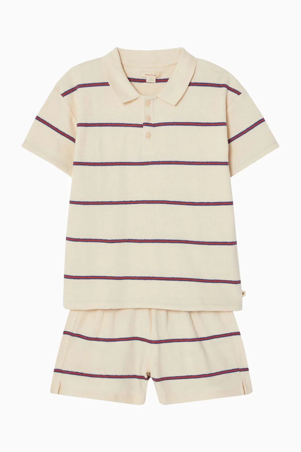 Поло из смесового хлопка Trio Polo Shirt Konges Sløjd — фото 2