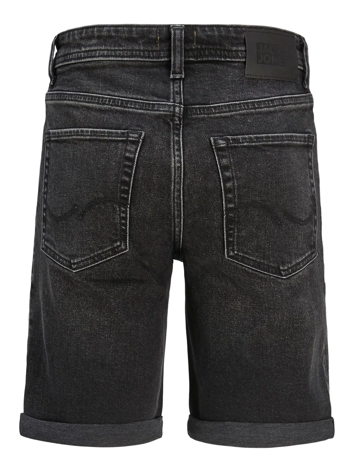 Шорты джинсовые черный Jack & Jones Junior, черный — фото 2