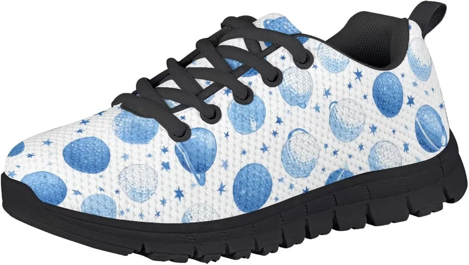 Детские дышащие слипоны с принтом Blue Golf Ball Shoes Pointodoor, Blue Golf Ball